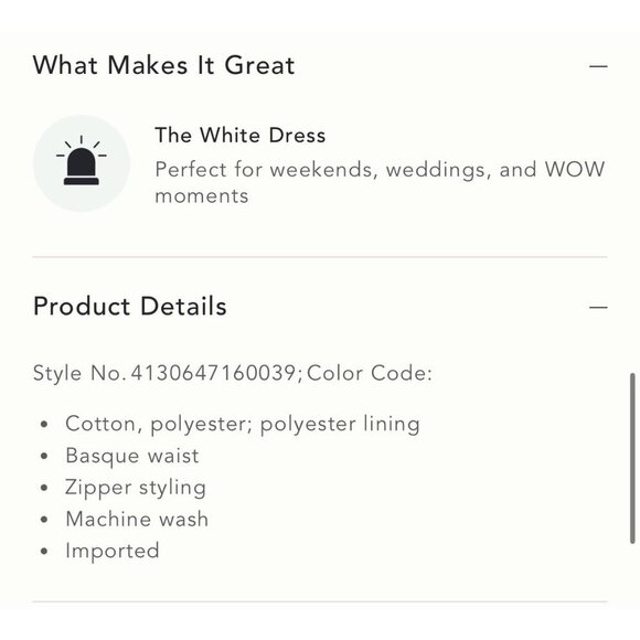 NWT Size 8 - Anthropologie Lace Basque-Waist Mini Dress in Beige (NWT US$ 268) - Picture 5 of 16